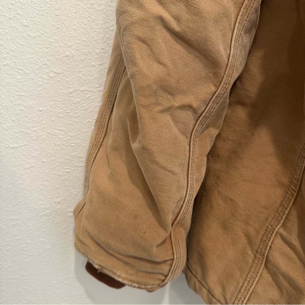 Vintage Carhartt Men's Fur Trimmed Hooded Coat - Picture 13 of 16
